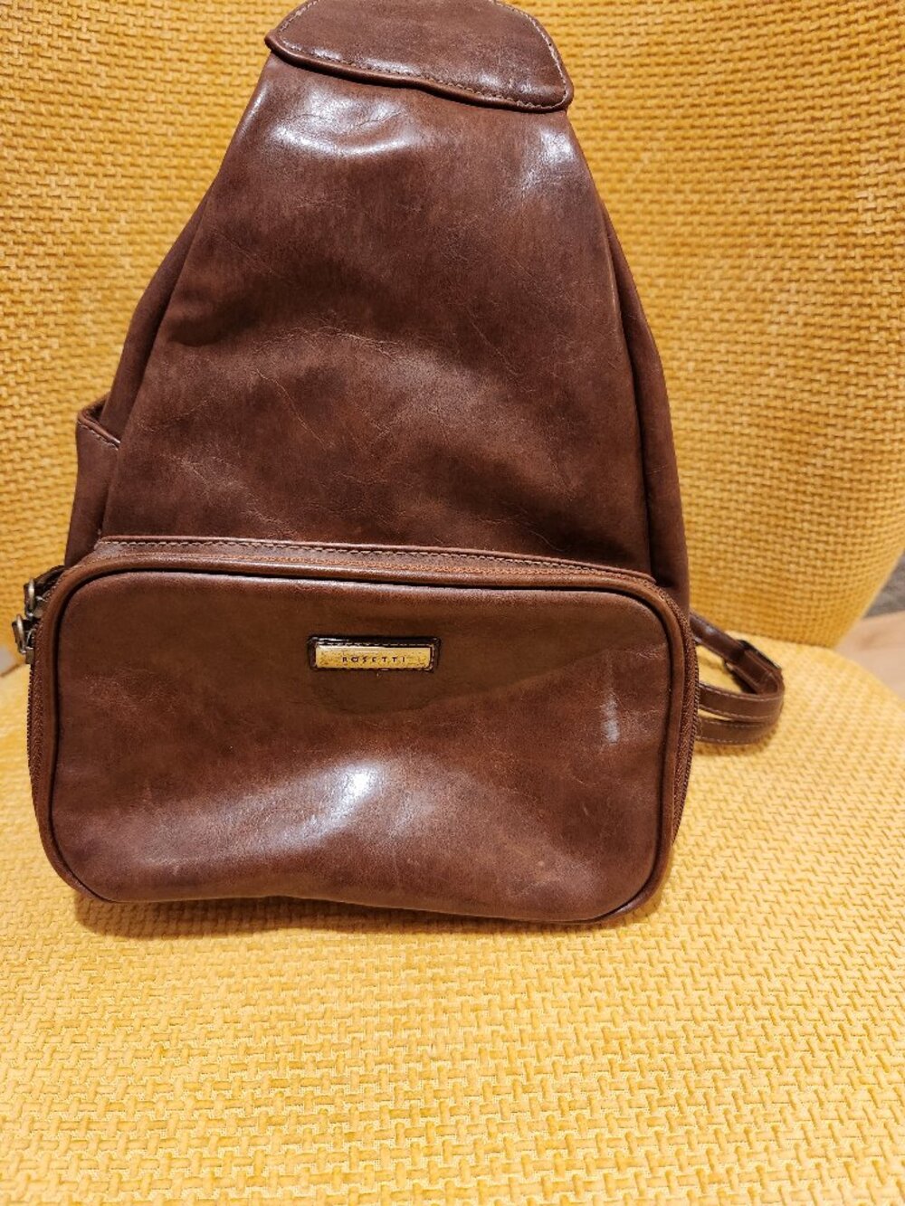 Rosetti Brown Leather Purse - Backpack Style